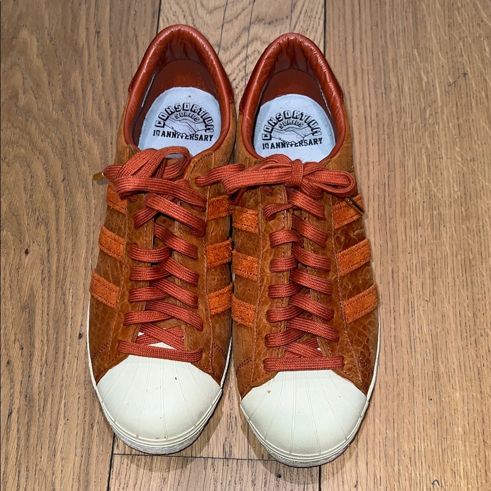 Adidas  Men's Burnt Orange Sneakers